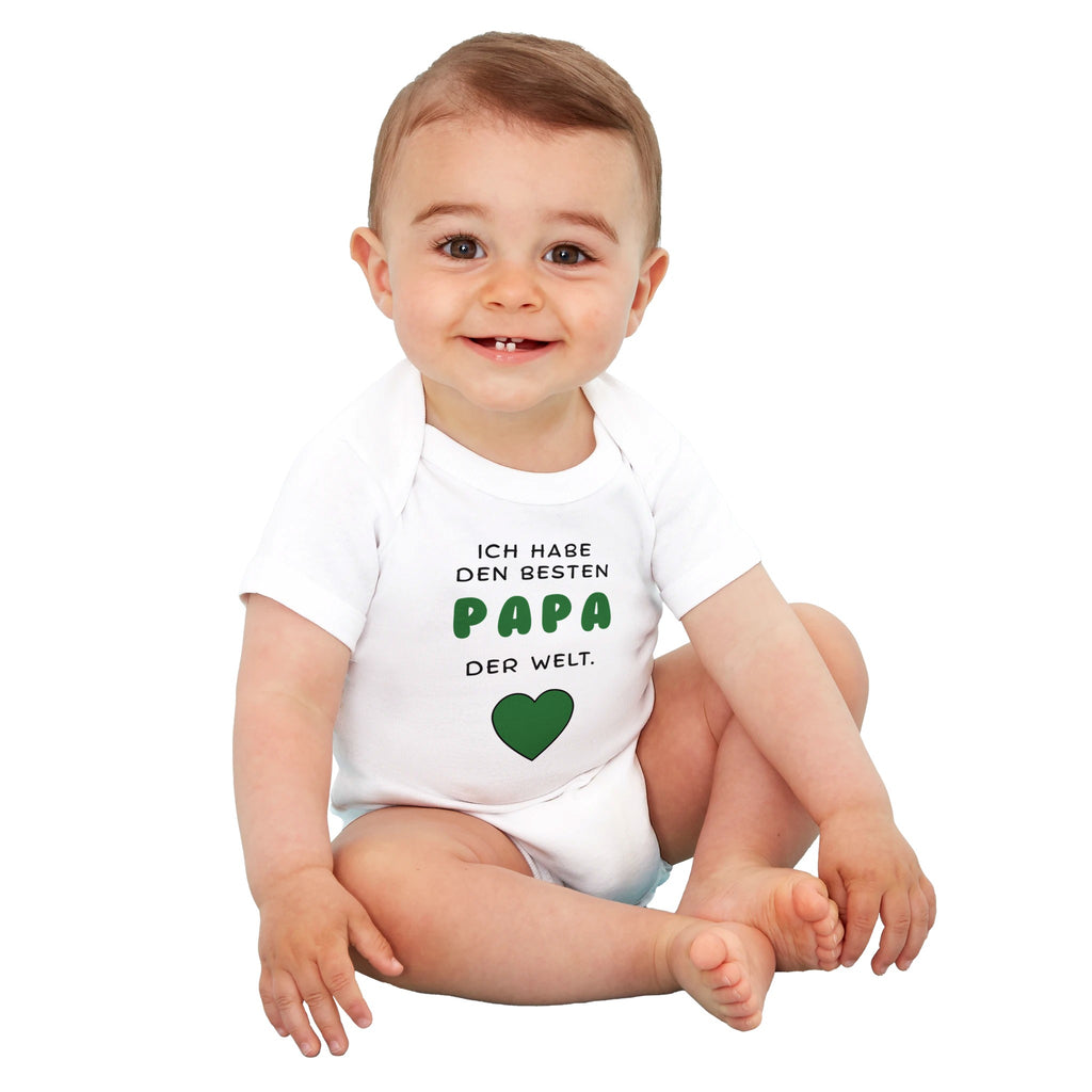 Bio-Strampler Bester Papa der Welt aus 100 % Bio-Baumwolle